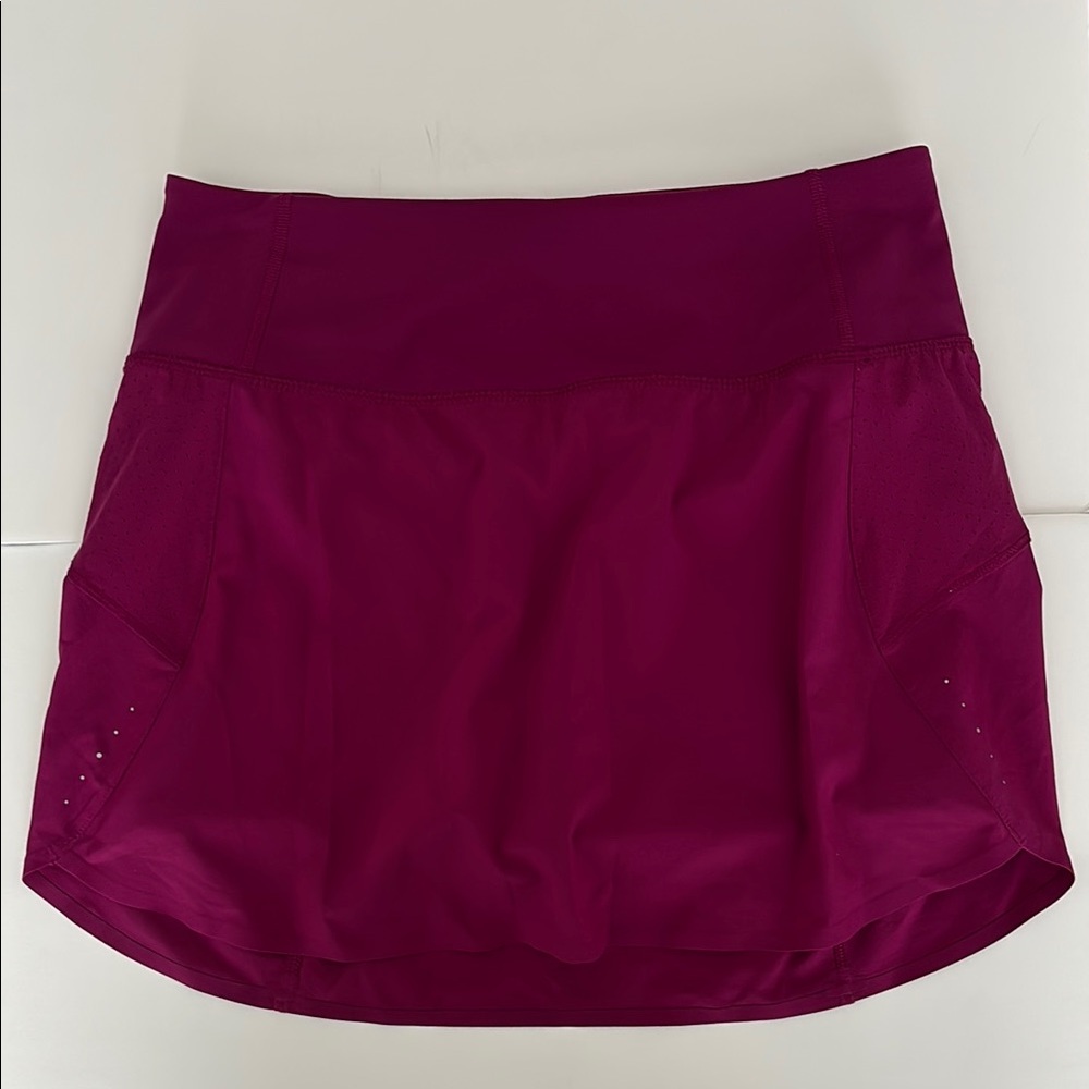 Athleta Run With It 14” Skort in Mulberry